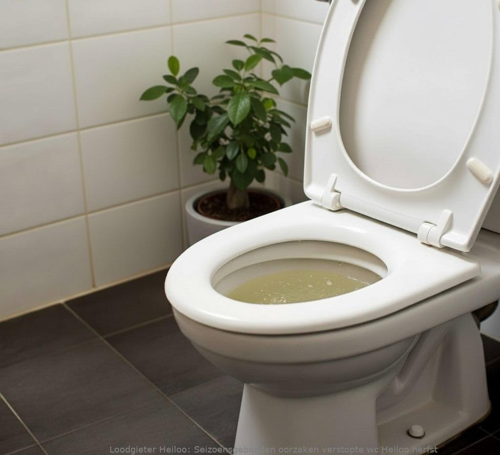 Seizoensgebonden oorzaken verstopte wc Heiloo herfst