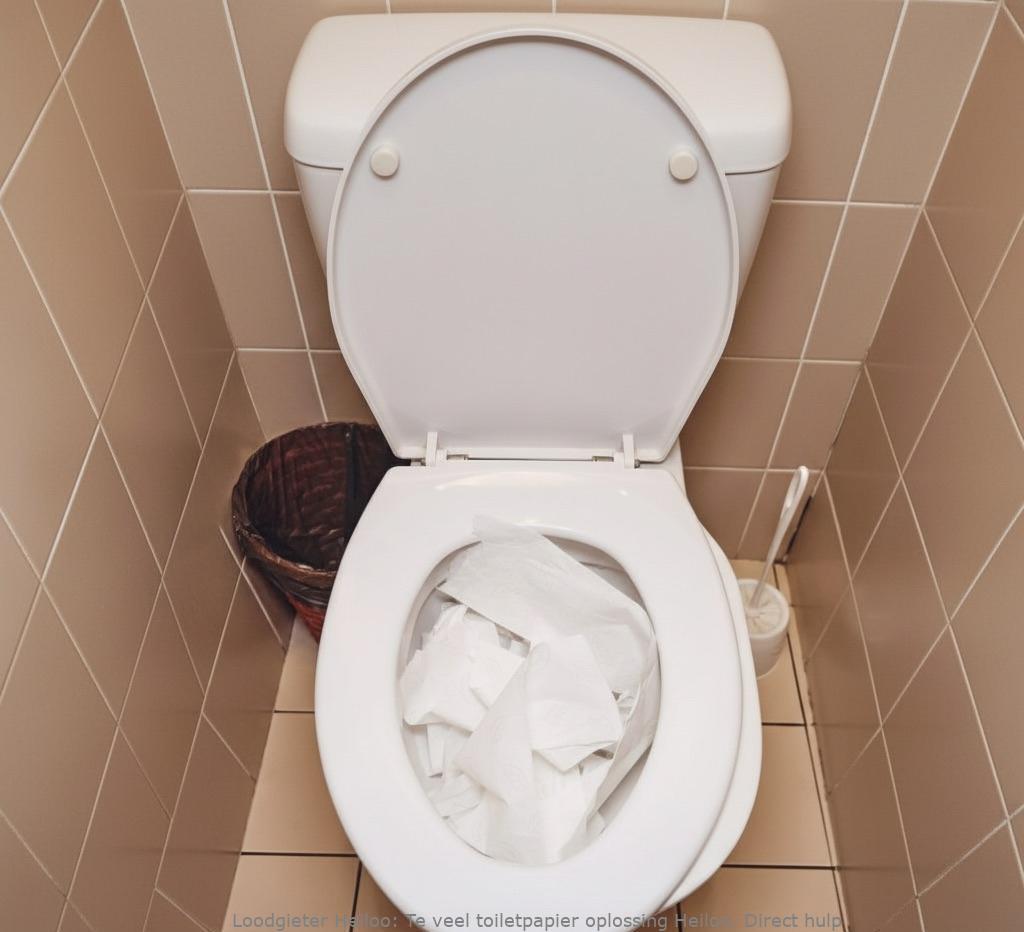 Te veel toiletpapier oplossing Heiloo, Direct hulp