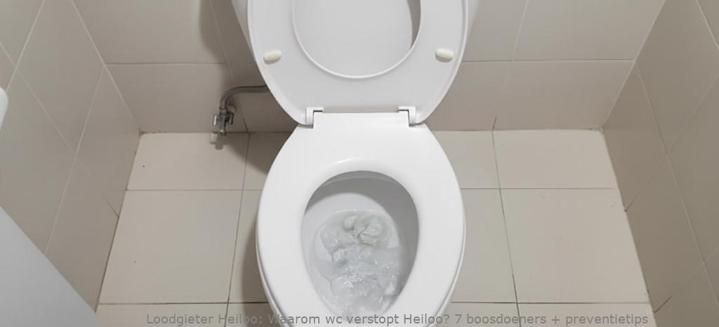 Waarom wc verstopt Heiloo? 7 boosdoeners + preventietips